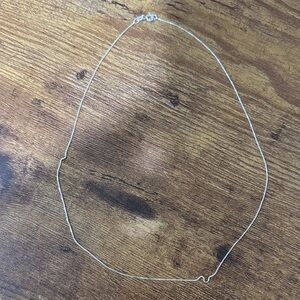 Italian Sterling Silver Box Chain Necklace 22” 1.1mm 925 Made in Italy